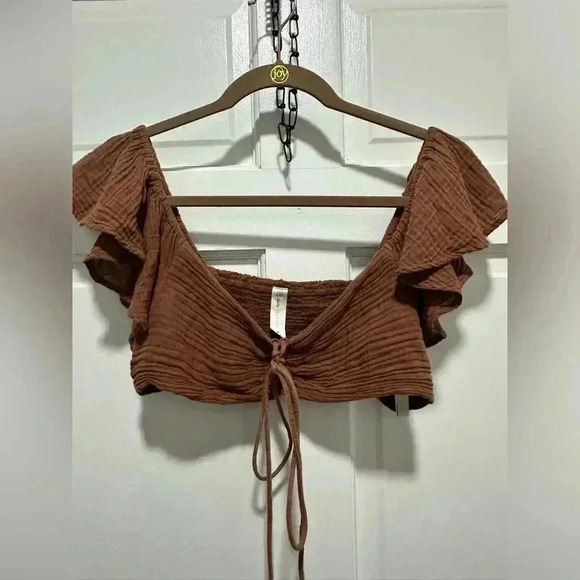 Anthropologie Daily Practice Crop Top Size Medium EUC - Picture 5 of 6